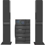Global Star Bluetooth Speaker Home Speaker GS-8912 2.1 Home Multispeaker System