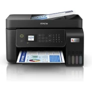 Epson EcoTank L5290 Office ink tank printer A4 colour 4 in 1 printer with ADF, Wi Fi and Smart Panel Connectivity and LCD screen, Black, Compact