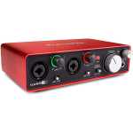 Focusrite Scarlett 2i2 2nd Generation USB Audio Interface For Recording, Songwriting, Streaming & Podcasting