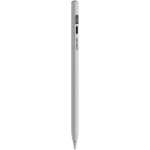 Green Lion Digital Touch Screen Stylus Pen with 130mAh Battery Capacity, Compatible with iOS/Android Touch Screen, Built-in Micro USB Charging Port, Easy to Use, Scratch Resistant Rubber - White