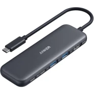 Anker 332 USB C Hub, 5-in-1 USBC to HDMI Splitter with 4K Display, 1 x Powered USB-C 5Gbps & 2×Powered USB-A 3.0 5Gbps Data Ports for MacBook Pro, MacBook Air, Dell and More