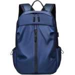 Travel Laptop Backpack for Students Book Bag, Work, Business with USB Student Zipper School Bag Nylon Water Proof Backpack USB Rechargeable Laptop Bag Backpack with Wheels for Adults