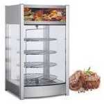 Stainless Steel Food Display Warmer Glass Heated Display Cabinet Pastry Display Showcase Pizza Warmer