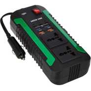 Green Lion Spark 300W Power Inverter, Car Charger Type-C, 4 USB-A Ports, 2 AC Outlets, Surge Protection, and High Voltage Protection for Safe, Reliable Charging