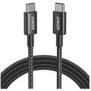 Anker USB C to USB C Cable, Type-C 60W, Braided Fast Charging Cable 6FT,Durable For 12,000 Bends for iPhone 16 Series, iPad mini 6 and More