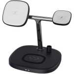 Yesido DS12 15W Mobile Phone Fast Charging 4 In 1 Dock Stand Station Qi Magnetic Wireless Charging Dock For iPhone 14/15 Series, iWatch, AirPods, Apple Pencil