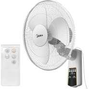 Midea 16-Inch Wall Fan with Remote, White FW407JR