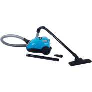 Clikon Vacuum Cleaner with High Power Motor, Washable Cloth Bag, Auto Rewinding Wire, Dust Full Indicator, 1200 Watts, 2 Years Warranty, Blue - CK4022
