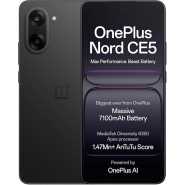 OnePlus Nord CE5 8GB  128GB, Massive 7100mAh Battery, MediaTek Dimensity 8350 Apex, Powered by OnePlus AI, Black Infinity