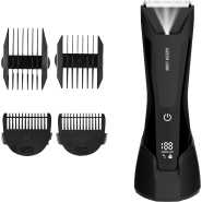 GREEN LION Sensitive Pro Body Trimmer / Digital Display / LED Light / Different Combs / Extra-powerful Motors / Detachable / Easy For Cleaning / High Power Motor / High Battery Capacity - Black