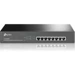 TP-Link TL-SG1008MP 8 Port Gigabit PoE Switch, 8 PoE+ Ports @126W, Plug & Play, Limited Lifetime Protection, Desktop/ Rackmount, Prioritized Power Supply, Sturdy Metal, Shielded Ports