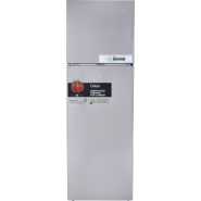 Clikon 325L Fridge CK6039, Double Door Frost Free Top Mount Freezer Refrigerator - Silver
