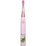 GREEN LION Electric Toothbrush for Kids with 3 Function modes and 2 Intensity Modes / Shining Lights / 2Brush Heads / for 2-10 Years Old / Food-Grade Bristles/ Children Oral Hygiene Tooth Brush