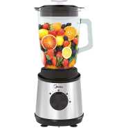 Midea 1.5L Glass Jar Blender MJ-BL6006W, 600W, Ice Crush Function, Detachable Blade, 2 Speeds With Pulse Function
