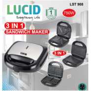 Lucid 2 Slice 3 in 1 Sandwich/Grill/Wafer maker