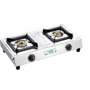 Lucid 2 Gas Stoves Stainless Steel Supreme
