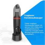 Portable Mini Handheld Vacuum Cleaner, Cordless, 6000 PA, 20 Minutes of Autonomy, Accessory for Car and Home