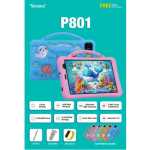 Telzeal P801 Tablet 8 Inch Display 1280*800 Pixel High Definition Android 13.0 Kids Leaning Childrens Tablet PC 8GB RAM Memory 512GB ROM Storage LCD Dual Camera 5000mAh High Capacity 5.0MP Front 8.0MP Rear Dual Sim Cards Wth Stylus Pen, Stickers, Bracelet