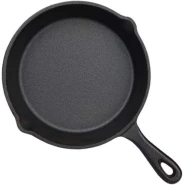 26cm Cooking Pot, Flat Round Induction-Safe Non Stick Cast Iron Griddle Pan, Skillet Frying Pan, Healthy Way Of Cooking Suitable For All Hobs