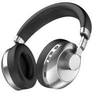 GREEN LION Wireless Headphone Rhythm X50 ANC with 50H Playtime & 4 Mic Calls / Voice Assistant / Gaming Headphone with Hybrid ANC / Bluetooth V6.0 / Foldable Design / Type-C Charging - Black