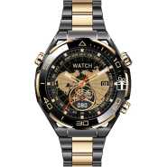 Haino Teko RW-68 WATCH Ultimate Smart Watch with AMOLED Display Bluetooth Calling GPS Map Display and 3 Pair Straps Black