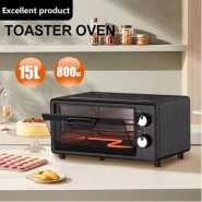 Sokany Large Toaster Oven Countertop Stainless Steel Toaster Oven Toasters For Countertop, Air Fry, Bake, Broil, Toast Functions, Removable Chassis To Filter Oil Stains 15L -Multicolor