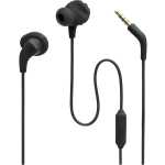 JBL Endurance Run 2 Wired - Waterproof Wired Sports in-Ear Headphones, Pure Bass Sound, Hands-Free Calls, Never Hurt. Never Fall Out. (Black)