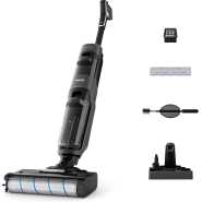 Tefal X-CLEAN 4 Cordless Wet & Dry Vacuum Mop – Hard Floor Cleaner with Self-Cleaning, Smart Sensor, Self-Propelled Brush-Roll, 50 Min Battery, Lightweight Design, Grey GF5035M0