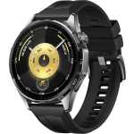 HUAWEI WATCH GT 6 GPS 46mm Smart Watch, 1.47''AMOLED Touchscreen, up to 21 days battery life, Cycling,100+ Sports Mode, iOS & Android, All-day Health Monitoring, Emotional Wellbeing, Black