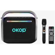 OKOP KP-8003 Wireless outdoor portable 5.0 Bluetooth speaker with RGB colorful lights 120W high power support TF/USB/AUX/MIC playback