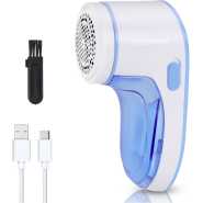 GEEPAS Lint Remover | GLR63069UK Rechargeable Fabric Shaver for Clothes Wool Cotton Upholstery Pills | Portable Bobble Remover Battery Operated 40Min Runtime Auto Shut-Off Detachable Collector 2 Yr Warranty Blue