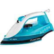 Russell Hobbs (25580) My Iron Steam Iron - 1800W, Ceramic Soleplate, 260ml Tank, 2m Cord, Self-Clean, Blue/White - 1-Year Warranty