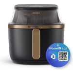 Philips Airfryer XL - 6.2L, 1700W, See-through Cooking Window, 16 Cooking Functions, Touchscreen, RapidAir Plus Technology, Black - NA332/09