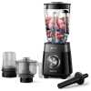 Philips Blender 5000 Series - 1200W, 2L Capacity, 3 Speed+ Pulse, ProBlend Plus Technology, Chopper & Mill Attachment, Black - HR3033/00