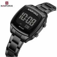 Naviforce Ladies Led Display watch - Black