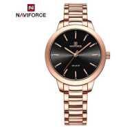 Naviforce Stainless Steel Analog Women's Watch - Gold, Silver