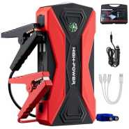 High-Power Y6 Portable Car jump Starter, Power Bank4 For Laptop & Mobile Devices Multi-functional Emergency Tool For Vehicle Tyre Compressor Full Set
