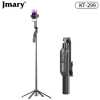 Jmary KT-299 Rotation Smart Tripods Al Face Sensor Selfie Stick Tripod Upto 1.8 Meter long 360° Horizontal Single Axis Stabilizer Tracking Selfie Stick with Light Tripod 360° Rotation with Remote Control Live Broadcast TIK Tok YouTube Vlogging