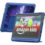 Amazon Fire HD 10 Kids Pro tablet (newest model) ages 6-12. Bright 10.1" HD screen, includes ad-free content, robust parental controls, 13-hr battery and slim case for older kids, 32 GB